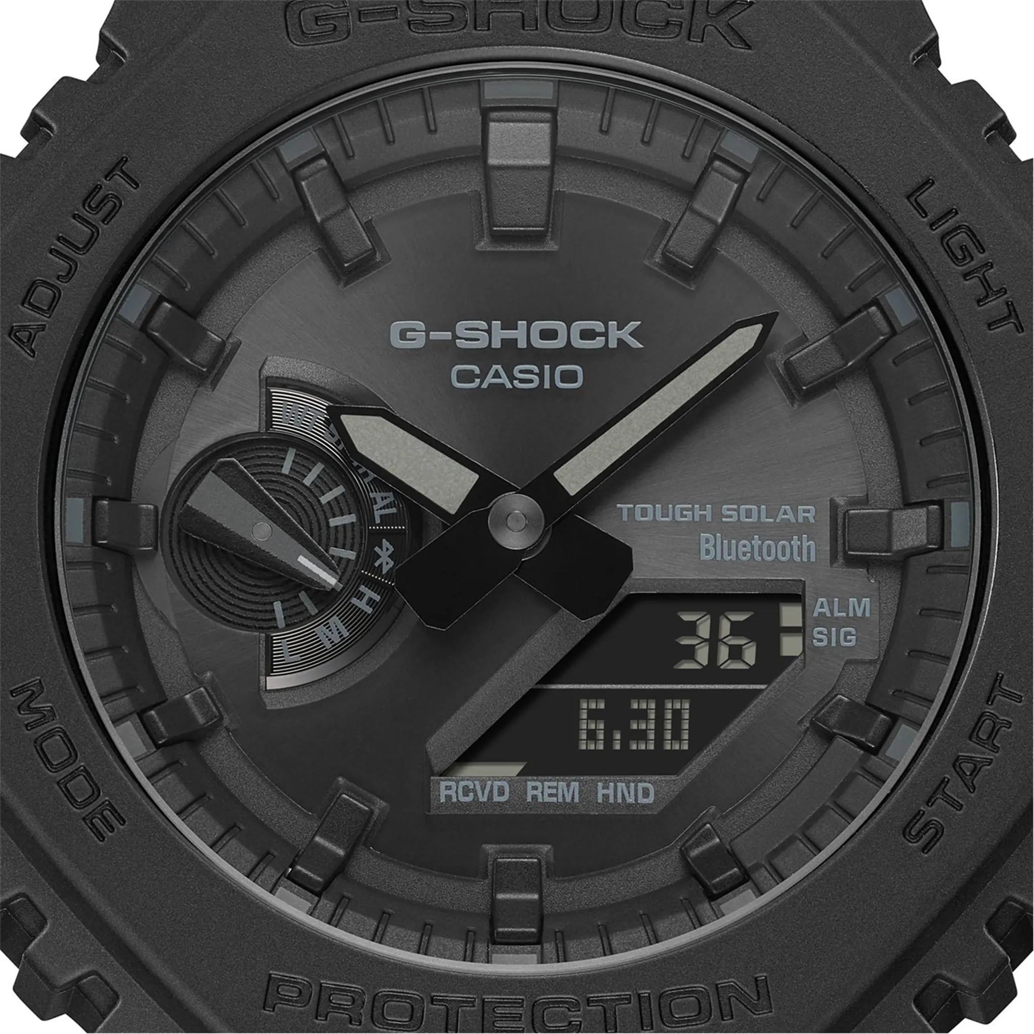 Detailed View of G-Shock Casio GA-B2100-1A1ER Black